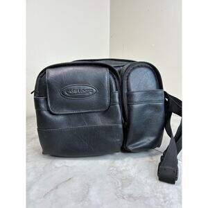 Vintage Case Logic Camera CD & Player Case Leather Style Case Holder Media